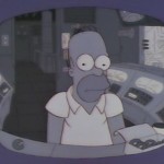 Homer despedido por dormir en el trabajo
