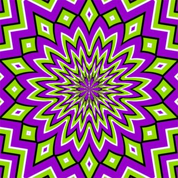 ilusion-optica-verde-violeta
