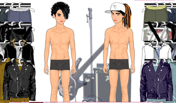 Vestir a Bill y Tom Kaulitz de Tokio Hotel