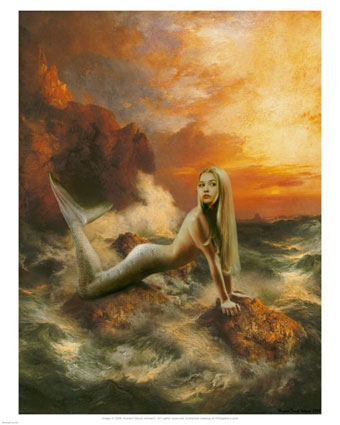 howard-david-johnson-mermaid-sunset-posters