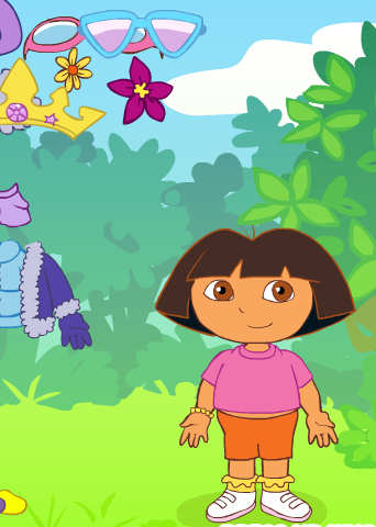 Vestir a Dora la niña