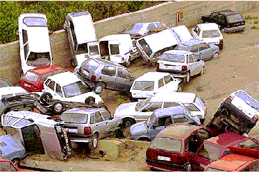 conducir accidentes parking