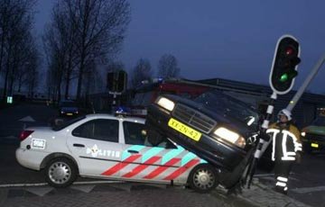 conducir accidentes policia