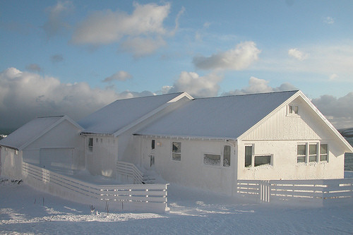 casa groenlandia islandia nevada nieve
