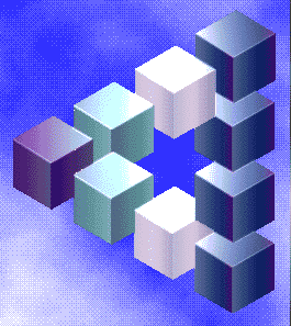 estructuras imposibles ilusiones cubos