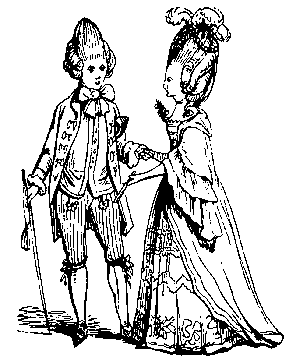pelucas siglo XVIII francia