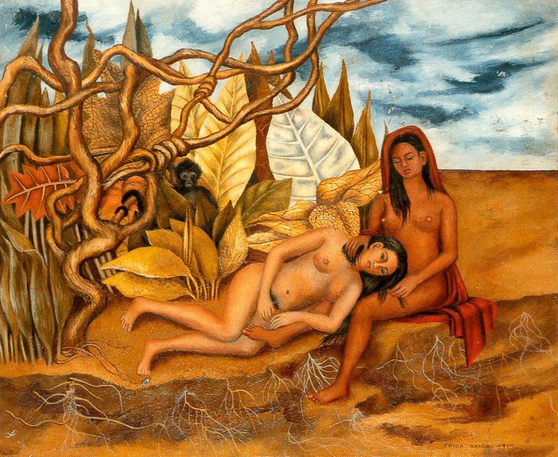 frida kahlo dos desnudos en un bosque o la tierra misma 1939