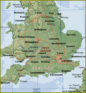 mapa inglaterra england map