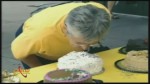 Huela, huela la tarta broma tarta oler cara