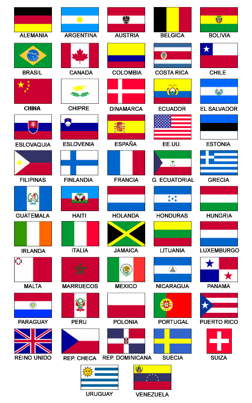 banderas mundo
