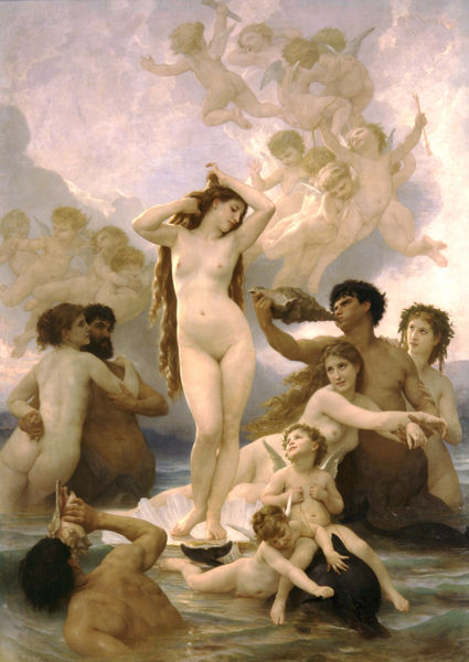 El nacimiento de Venus William Adolphe Bouguereau 1879