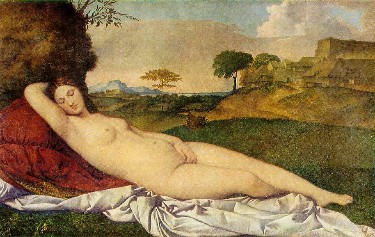 Venus dormida 1510 Giorgione Giorgio da Castelfranco