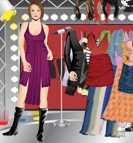 Juego para vestir a Lindsay Lohan