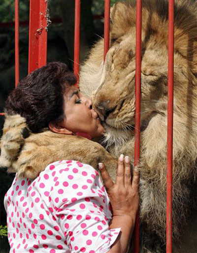 villa lorena ana julia jupiter lion kiss