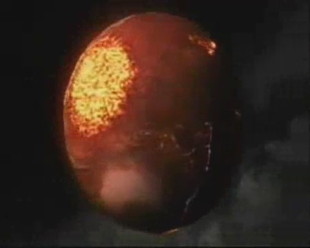 asteroide video colision tierra