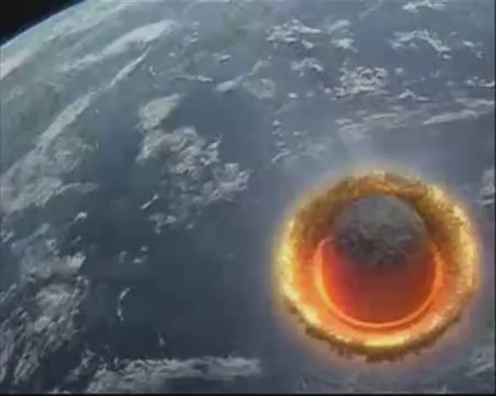 asteroide video impacto tierra
