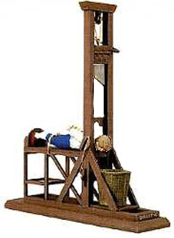 guillotina ejecucion cabeza cortada