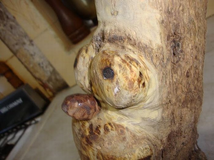 homer simpson madera figura