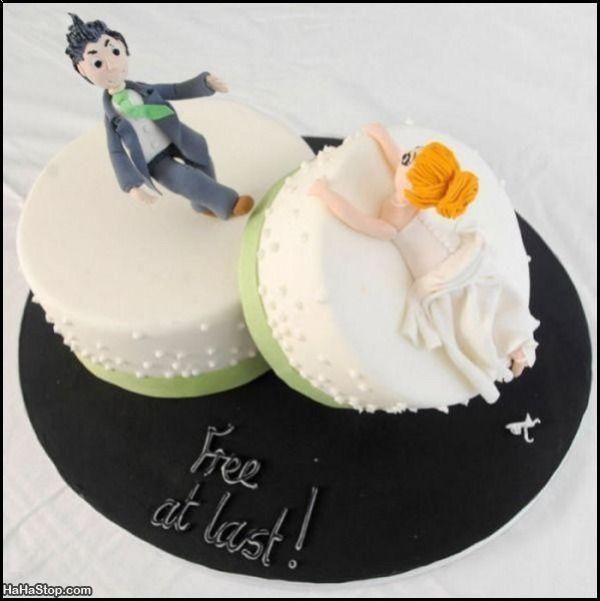 imagenes humor internet tarta boda divorcio