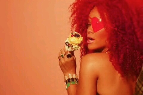 Rihanna SM s and m music video shoot
