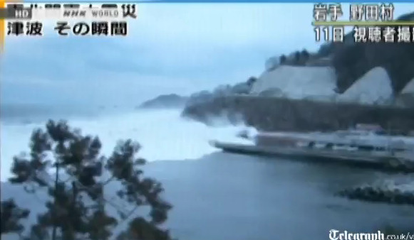 noda puerto ola mar terremoto japon 2011 tsunami video