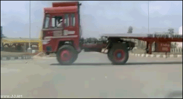 gif animado bollywood caballo camion jinete