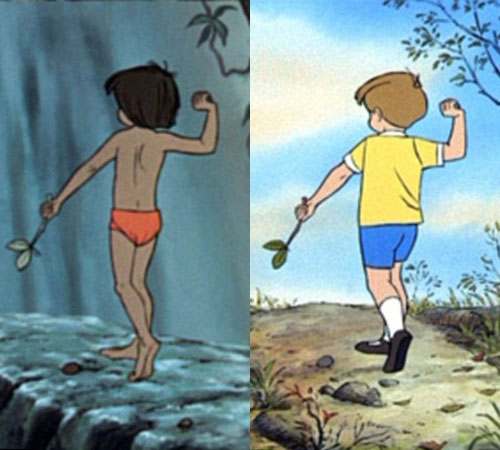 mowgli libro selva Christopher Robin Winnie The Pooh disney