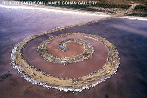espiral spiral jetty land art earthwork