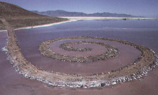 espiral spiral jetty land art earthwork