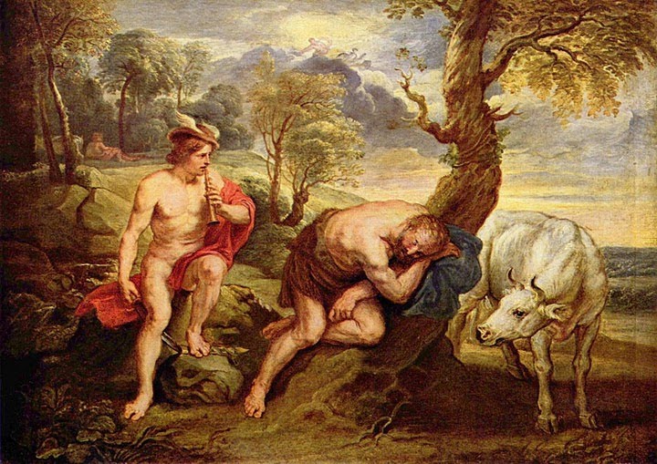 Mercurio y Argos Peter Paul Rubens 1636 Museo de Bellas Artes Bruselas