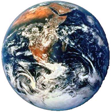 tierra planeta globo irregular