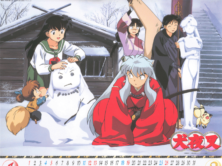 Christmas Inuyasha navidad calendario