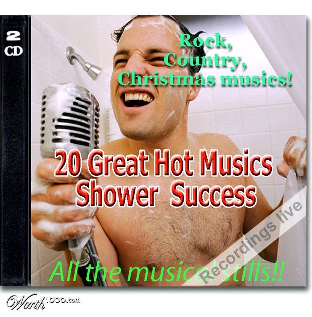discos navidad portadas shower ducha