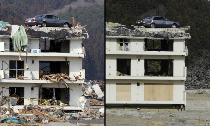 terremoto tsunami japon 2011 antes despues Minamisanriku