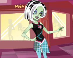 Monster High Series: Vestir y maquillar a Frankie Stein monster-high-series-vestir-frankie-stein