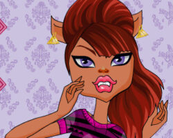 Juego de maquillar y peluquería para Clawdeen Wolf juego-maquillaje-clawdeen-wolf