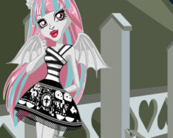 Juego de vestir a Rochelle Goyle de Monster High juego-vestir-rochelle-goyle-monster-high