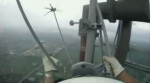 subiendo torre 300 metros sin arnes