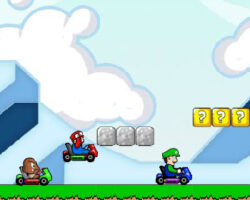 Juego de carros con Mario Juego carros Mario