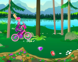 Rally de conducir bicis con Barbie Rally conducir bicis Barbie
