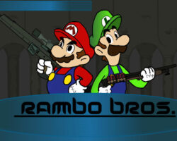 Rambo Bros, el rescate de Peach Rambo Bros rescate Peach
