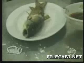 cocinando peces vivos china