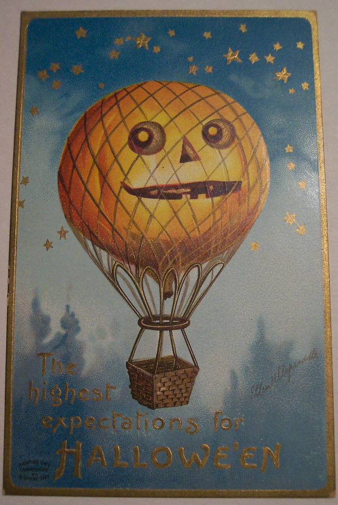 postales vintage Halloween 68