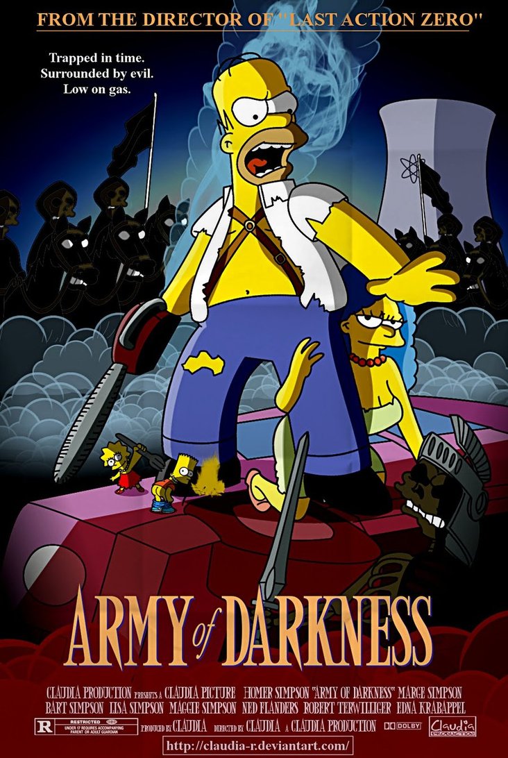 army darkness ejercito tinieblas simpsons