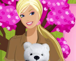 Barbie cuidadora de animales bebé cuidar-curar-barbie