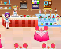 Helados y jugos en la heladería de Alice juego heladeria alicia jugos helados
