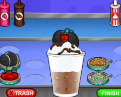 Tienda de helados Papa's Freezeria juego heladeria hacer helados