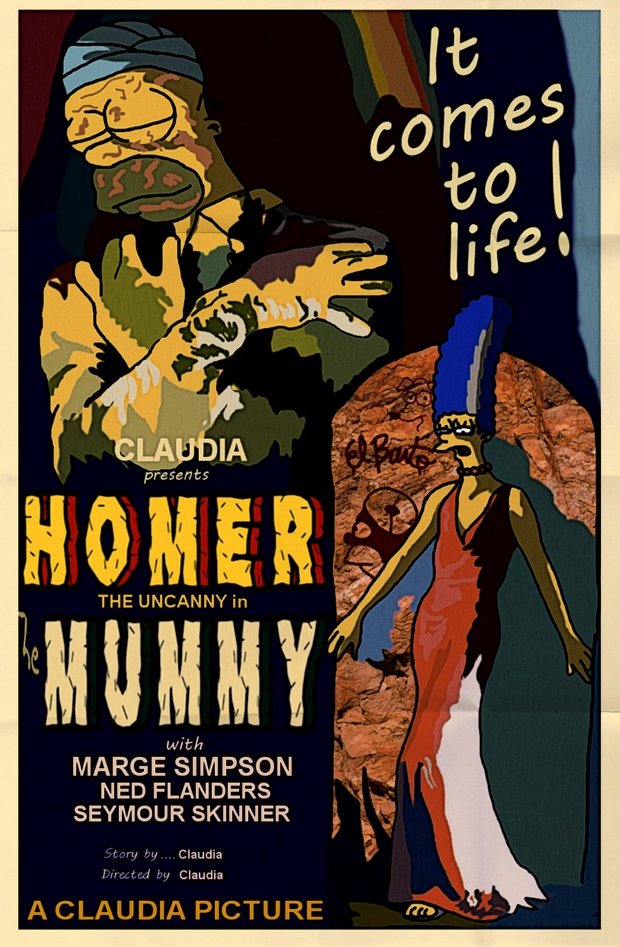the mummy la momia simpsons