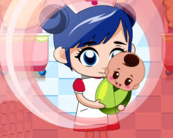 Enfermera en hospital de bebés enfermera-bebes