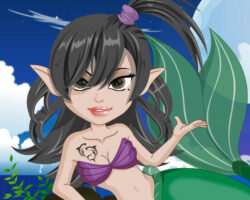 Juego de cambio de estilo para la sirena juego-cambio-estilo-sirena